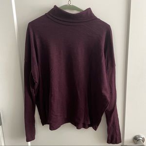 Burgundy Turtleneck
